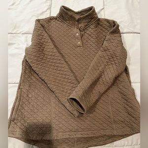Duluth Trading Co Quilted Sweatshirt Pullover Size L